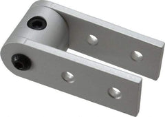 80/20 Inc. - 3" High, Open Shelving 90° 3" Arm Pivot - Aluminum, Use with Series 10 & Bolt Kit 3393 - Industrial Tool & Supply