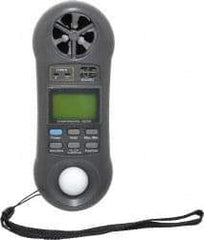 General - 0.4 to 30 m/Sec Air Anemometer, Hygrometer, Thermometer and Light Meter - 1300°F Max - Industrial Tool & Supply