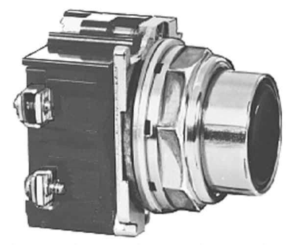 Eaton Cutler-Hammer - Flush Pushbutton Switch Operator - Gray, Round Button, Nonilluminated - Industrial Tool & Supply