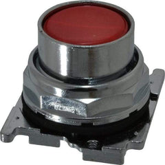 Eaton Cutler-Hammer - Flush Pushbutton Switch Operator - Red, Round Button, Nonilluminated - Industrial Tool & Supply