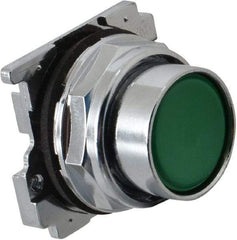 Eaton Cutler-Hammer - Flush Pushbutton Switch Operator - Green, Round Button, Nonilluminated - Industrial Tool & Supply