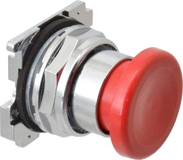 Eaton Cutler-Hammer - Extended Mushroom Head Pushbutton Switch Operator - Red, Round Button, Nonilluminated - Industrial Tool & Supply