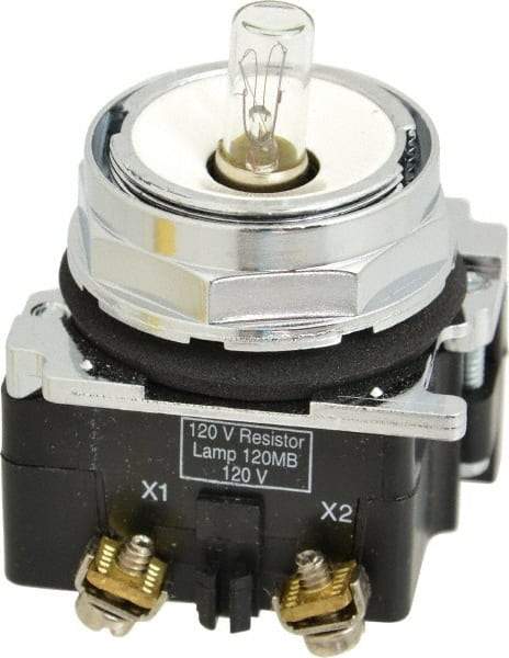 Eaton Cutler-Hammer - 120 VAC/VDC Incandescent Indicating Light - Oiltight, Watertight - Industrial Tool & Supply