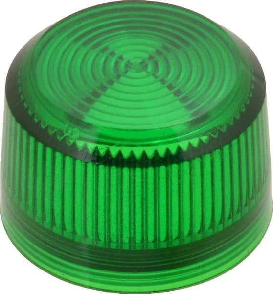 Eaton Cutler-Hammer - Round Pilot and Indicator Light Lens - Green - Industrial Tool & Supply