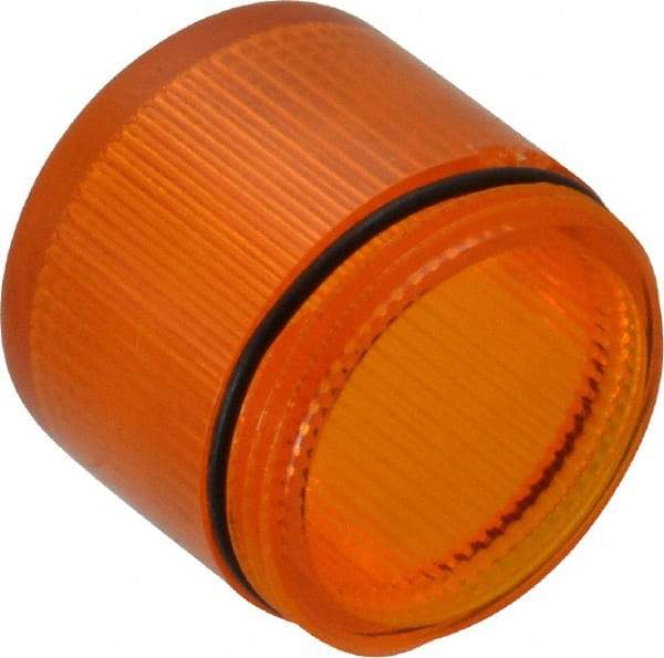Eaton Cutler-Hammer - Round Pilot and Indicator Light Lens - Amber - Industrial Tool & Supply
