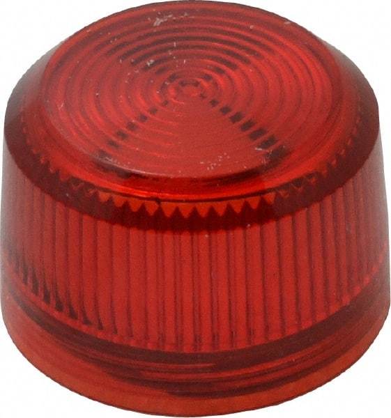 Eaton Cutler-Hammer - Round Pilot and Indicator Light Lens - Red - Industrial Tool & Supply