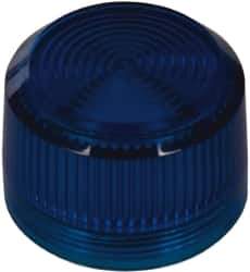 Eaton Cutler-Hammer - Round Pilot and Indicator Light Lens - Blue - Industrial Tool & Supply