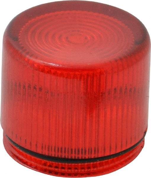 Eaton Cutler-Hammer - Round Pilot and Indicator Light Lens - Red - Industrial Tool & Supply
