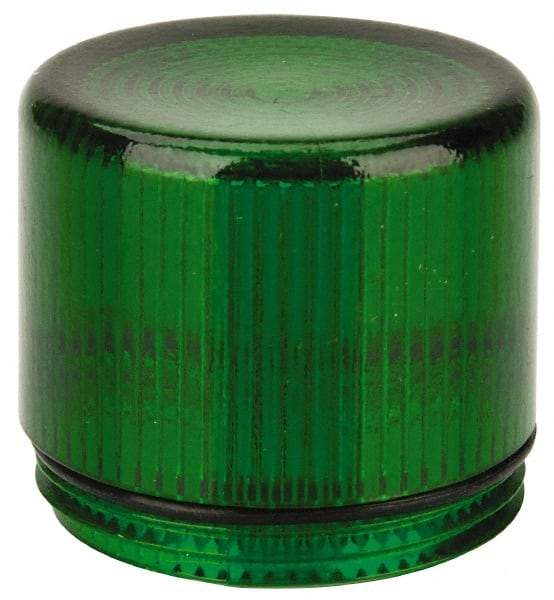 Eaton Cutler-Hammer - Round Pilot and Indicator Light Lens - Green - Industrial Tool & Supply