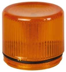 Eaton Cutler-Hammer - Round Pilot and Indicator Light Lens - Amber - Industrial Tool & Supply