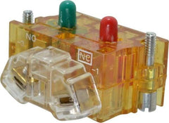Eaton Cutler-Hammer - NO/NC, Electrical Switch Contact Block - 120 VAC/VDC, 30-1/2mm Hole, For Use with Cutler-Hammer 30mm Pushbuttons Switches - Industrial Tool & Supply
