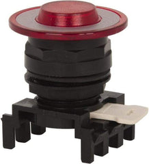 Eaton Cutler-Hammer - Pushbutton Switch Lens - Red, Round Button, Illuminated - Industrial Tool & Supply