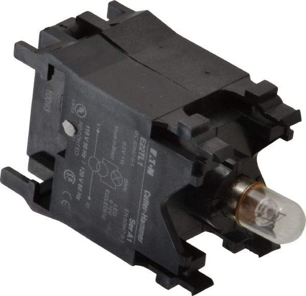 Eaton Cutler-Hammer - 120 VAC Green Lens Incandescent Indicating Light - Round Lens - Industrial Tool & Supply