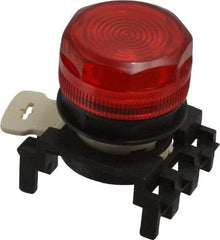 Eaton Cutler-Hammer - Round Pilot and Indicator Light Lens - Red, 25mm Lens Diameter - Industrial Tool & Supply