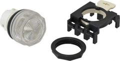 Eaton Cutler-Hammer - Round Pilot and Indicator Light Lens - Clear, 25mm Lens Diameter - Industrial Tool & Supply
