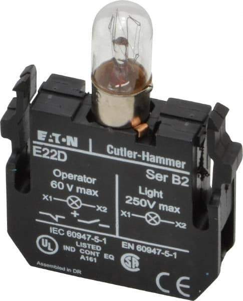 Eaton Cutler-Hammer - 120 VAC/VDC Incandescent Indicating Light - Industrial Tool & Supply