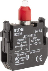 Eaton Cutler-Hammer - 24 VAC/VDC Red Lens LED Indicating Light - Industrial Tool & Supply