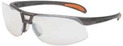 Uvex - SCT-Reflect 50 Lenses, Framed Safety Glasses - Scratch Resistant, Sandstone Polycarbonate Frame, Size Universal, Wrap Around - Industrial Tool & Supply