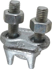 Value Collection - 5/8" Wire Rope U-Bolt Clip - Forged Carbon Steel, Galvanized - Industrial Tool & Supply