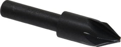 Keo - 3/8" Head Diam, 1/4" Shank Diam, 6 Flute 60° High Speed Steel Countersink - Industrial Tool & Supply