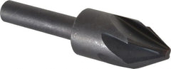 Keo - 1/2" Head Diam, 1/4" Shank Diam, 6 Flute 60° High Speed Steel Countersink - Industrial Tool & Supply