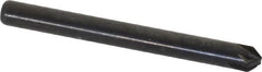 Keo - 1/8" Head Diam, 1/8" Shank Diam, 6 Flute 82° High Speed Steel Countersink - Industrial Tool & Supply