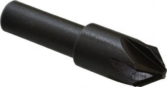 Keo - 1/2" Head Diam, 3/8" Shank Diam, 6 Flute 82° High Speed Steel Countersink - Industrial Tool & Supply