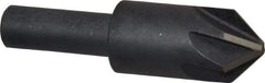 Keo - 5/8" Head Diam, 3/8" Shank Diam, 6 Flute 90° High Speed Steel Countersink - Bright Finish, 2-1/4" OAL, Single End, Straight Shank, Right Hand Cut - Industrial Tool & Supply