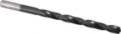 Chicago-Latrobe - Letter D 135° High Speed Steel Jobber Drill - TiAlN Finish, Right Hand Cut, Spiral Flute, Straight Shank, 4" OAL, Split Point - Industrial Tool & Supply