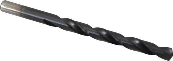 Chicago-Latrobe - Letter P 135° High Speed Steel Jobber Drill - TiAlN Finish, Right Hand Cut, Spiral Flute, Straight Shank, 4-5/8" OAL, Split Point - Industrial Tool & Supply