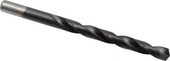 Chicago-Latrobe - Letter S 135° High Speed Steel Jobber Drill - TiAlN Finish, Right Hand Cut, Spiral Flute, Straight Shank, 4-7/8" OAL, Split Point - Industrial Tool & Supply