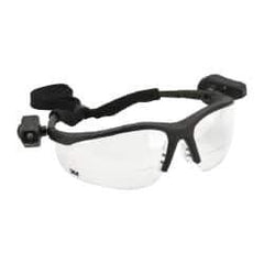 3M - +2.5, Clear Lenses, Anti-Fog, Framed Magnifying Safety Glasses - UV Protection, Adjustable Temples, Gray Plastic Frame, ANSI Z87.1-2010 - Industrial Tool & Supply