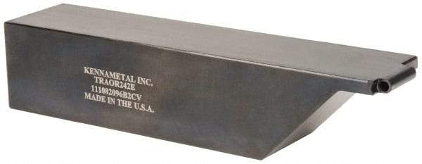 Kennametal - TRAO, Right Hand Cut, 1-1/2" Shank Height x 1-1/2" Shank Width, Neutral Rake Indexable Turning Toolholder - 7" OAL, RC..23 Insert Compatibility, Series K-Lock - Industrial Tool & Supply