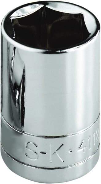 SK - 1-5/16", 1/2" Drive, Standard Hand Socket - 6 Points, Steel, Chrome Finish - Industrial Tool & Supply