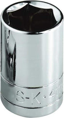 SK - 1-5/16", 1/2" Drive, Standard Hand Socket - 6 Points, Steel, Chrome Finish - Industrial Tool & Supply