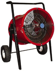 Marley - 102,360 Max BTU Rating, Portable Unit Heater - 36.3 Amps, 480 Volts, 21" Wide x 34" High - Industrial Tool & Supply