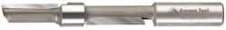 Amana Tool - 1/2" Diam, 1/2" Shank Diam, 1-1/8" Length of Cut, 2 Flute Straight Plunge Router Bit - 4-1/4" Overall Length, Piloted, Carbide Tipped - Industrial Tool & Supply