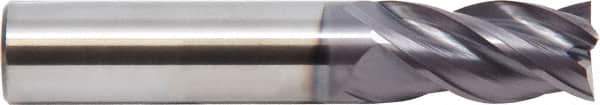 M.A. Ford - 1", 4 Flute, Solid Carbide, 0.06" Corner Radius End Mill - 4" OAL, 1-1/2" LOC - Industrial Tool & Supply