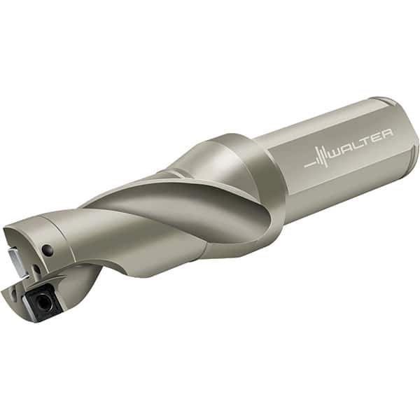 Walter - 53mm Max Drill Depth, 2xD, 26.5mm Diam, Indexable Insert Drill - 2 Inserts, 32mm Shank Diam, Flange Shank - Industrial Tool & Supply