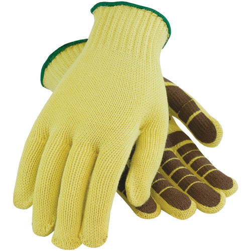 ‎08-K300PS/S Gloves w/Kevlar Brand - 100% Kevlar - 7 Gauge - M. Wgt - ANSI2 - Dots 1 Side - Exact Industrial Supply