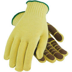 ‎08-K300PS/L Gloves w/Kevlar Brand - 100% Kevlar - 7 Gauge - M. Wgt - ANSI2 - Dots 1 Side - Exact Industrial Supply