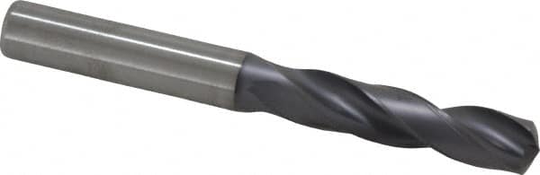 Kennametal - 9.6012mm 140° Spiral Flute Solid Carbide Screw Machine Drill Bit - Industrial Tool & Supply