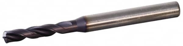 Kennametal - 0.3465" 140° Spiral Flute Solid Carbide Screw Machine Drill Bit - Industrial Tool & Supply