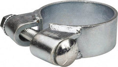 Made in USA - 2.42" ID, Steel Zinc Plated BCE Band Style Clamp - 0.12" Thick, 2-1/4" Hose - Industrial Tool & Supply