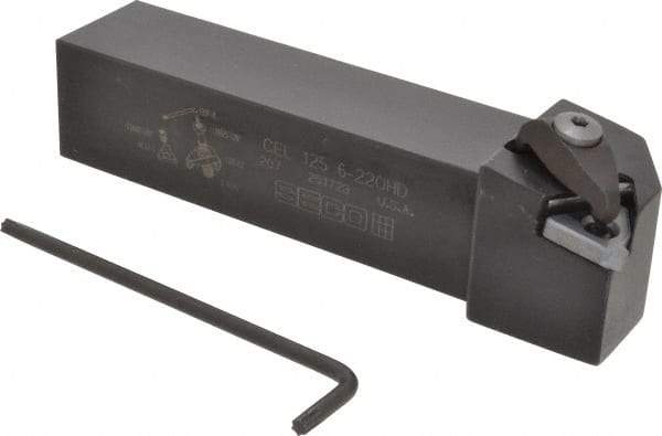 Seco - External Thread, Left Hand Cut, 1-1/4" Shank Width x 1-1/4" Shank Height Indexable Threading Toolholder - 6" OAL, 22EL Insert Compatibility, CE Toolholder, Series Snap Tap - Industrial Tool & Supply