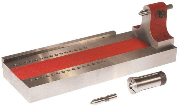 Suburban Tool - Base Plate and Tailstock Assembly - Compatible with Master Grind Index Fixture - Industrial Tool & Supply