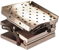 Suburban Tool - 12" Long x 8" Wide x 4-3/16" High, Compound Precision Steel Sine Plate - Square to within 0.0003", 0.0002 (C1), 0.0002 (C2)" Tolerance, 3/8-16 Hole - Industrial Tool & Supply