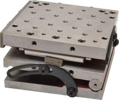 Suburban Tool - 6" Long x 6" Wide x 3-1/8" High, Compound Precision Steel Sine Plate - Square to within 0.0002", 0.0002 (C1), 0.0002 (C2)" Tolerance, 1/4-20 Hole - Industrial Tool & Supply