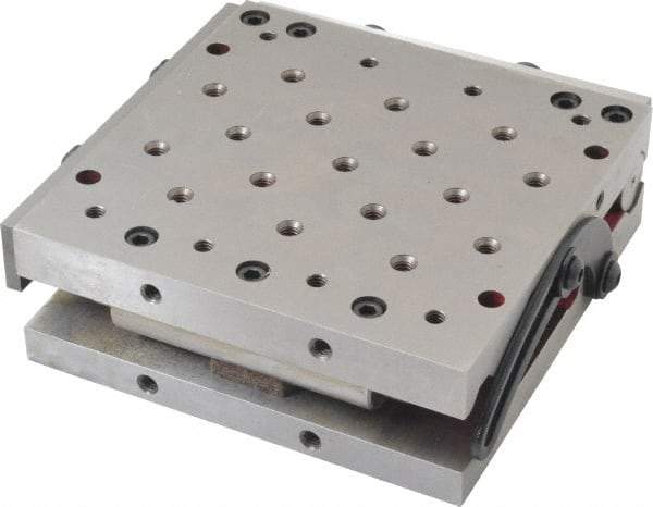 Suburban Tool - 6" Long x 6" Wide x 2" High, Precision Steel Sine Plate - Square to within 0.0002", 0.0002" Tolerance, 1/4-20 Hole - Industrial Tool & Supply