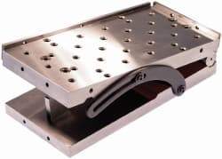 Suburban Tool - 12" Long x 6" Wide x 4-3/16" High, Compound Precision Steel Sine Plate - Square to within 0.0003", 0.0002 (C1), 0.0002 (C2)" Tolerance, 3/8-16 Hole - Industrial Tool & Supply